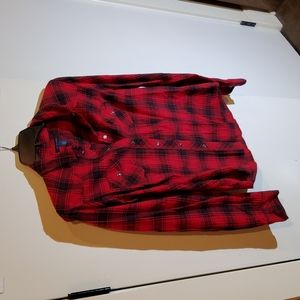 Ladies Tommy Hilfiger Lightweight Flannel,  Large